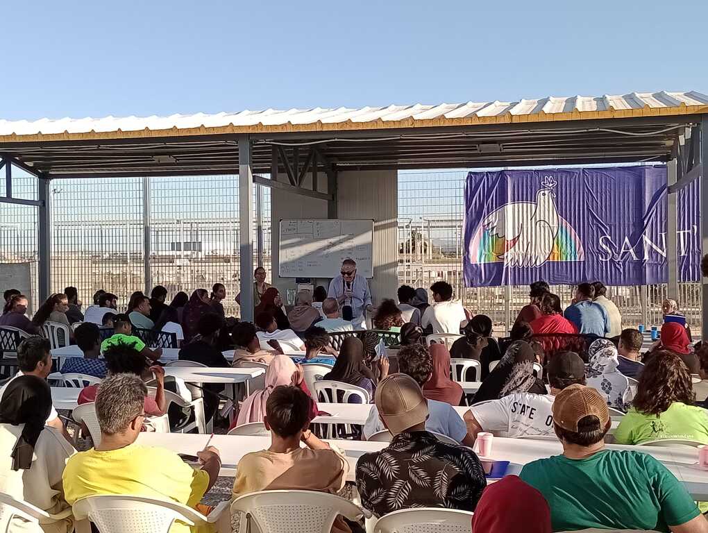 Sant'Egidio's Tent of Friendship has opened again this year in Cyprus: meals, classes and solidarity with refugees and asylum seekers